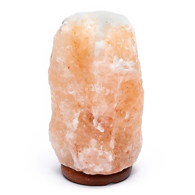 Salzlampe mit Steckerkabel und Glühbirne