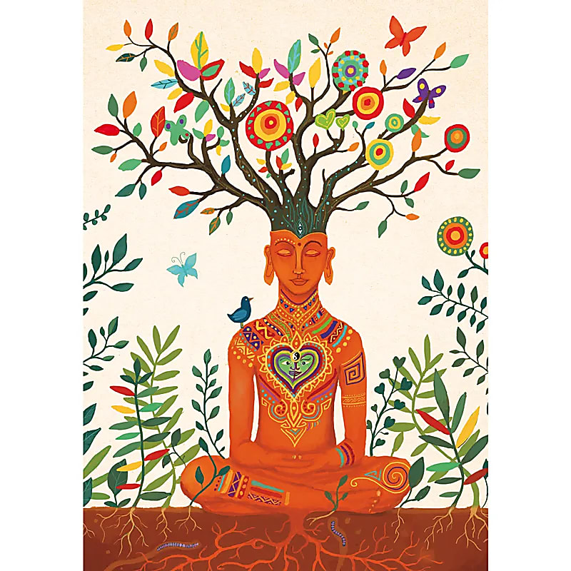 Ansichtskarte Lebensbaum