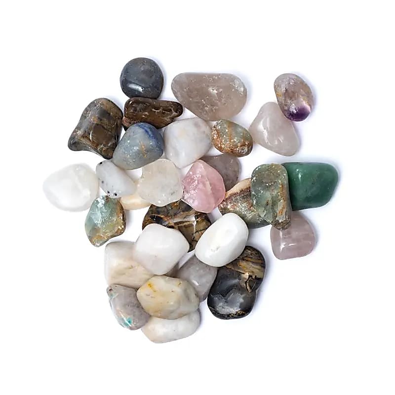 Gemischte brasilianische Trommelsteine B Qualität