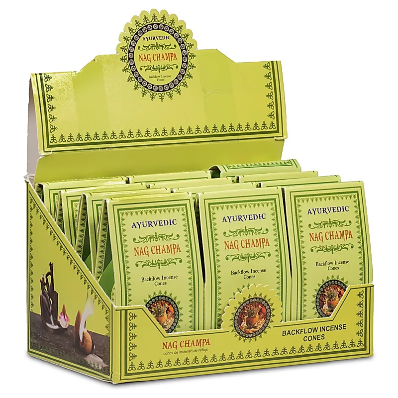 Ayurvedische Nag Champa Rückfluss Weihrauchkegel