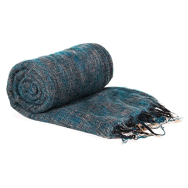 Meditationsschal petrol