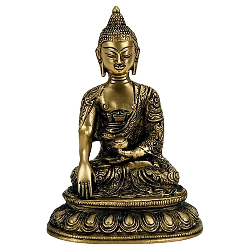Buddha Shakyamuni Statue Messing
