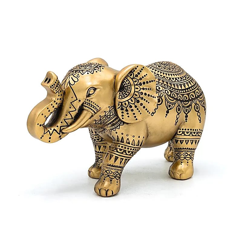 Deco Elefant goldfarben