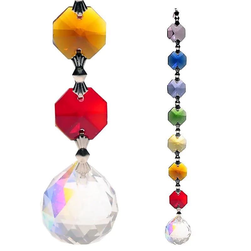Aurora Sphere Feng-Shui Chakra Kristall-Kette