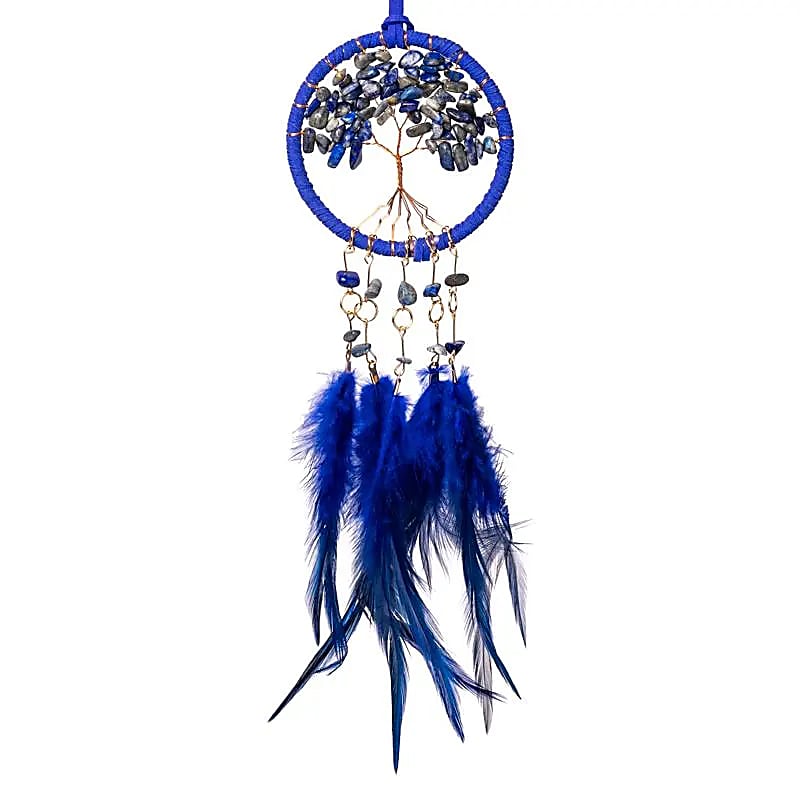 Traumfänger Lebensbaum Lapislazuli