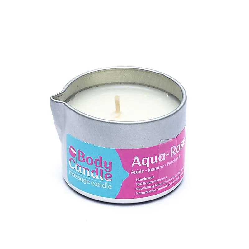Massagekerze Aqua Rose