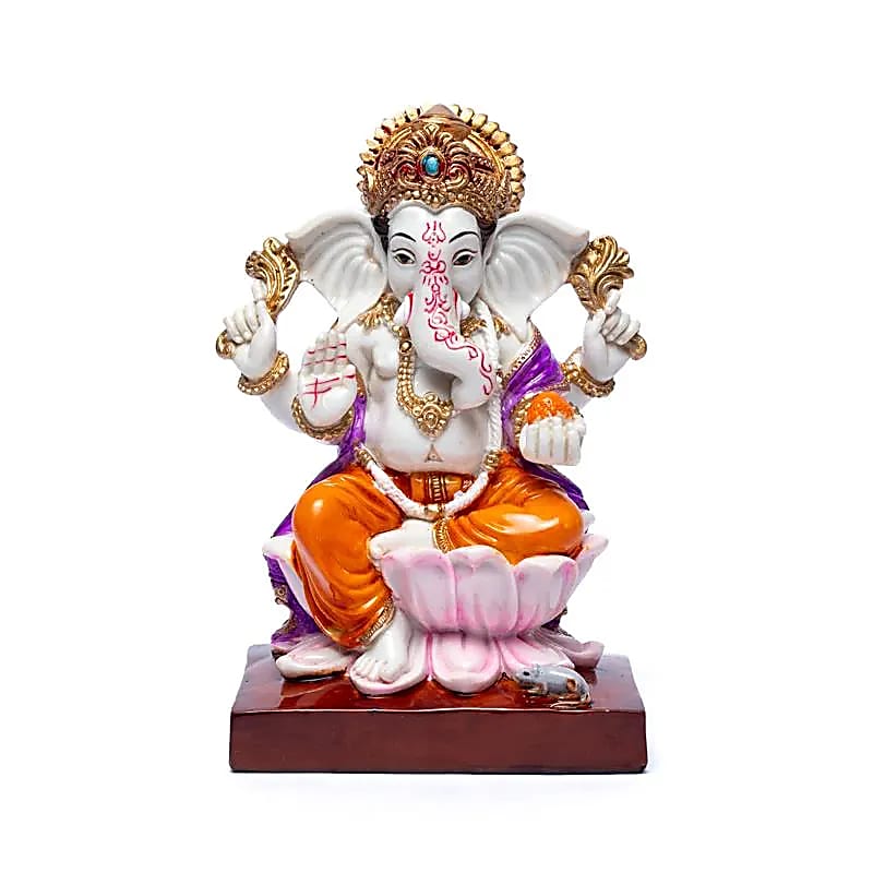 Ganesha auf Lotus-Thron