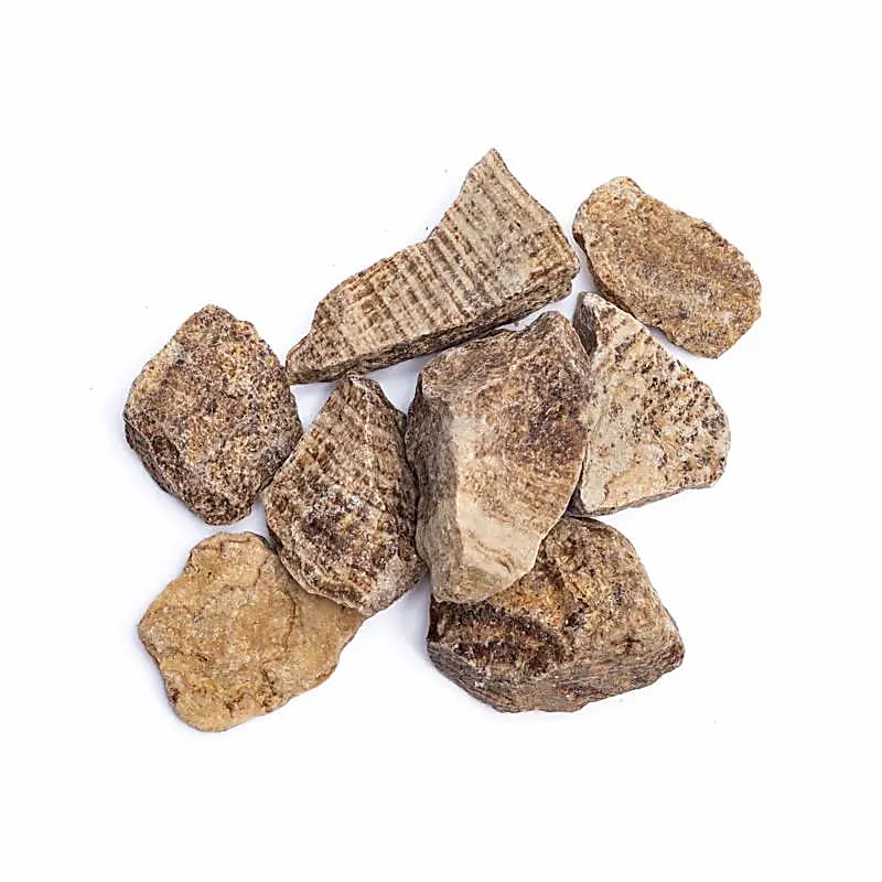 Gestreifter Aragonit roh