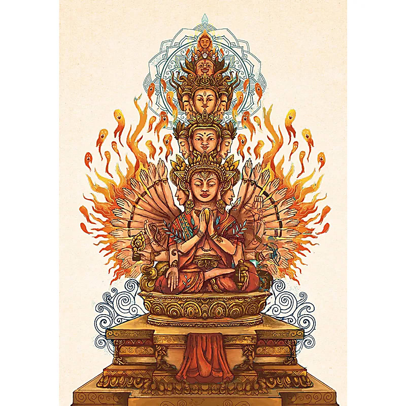 Ansichtskarte Chenrezig