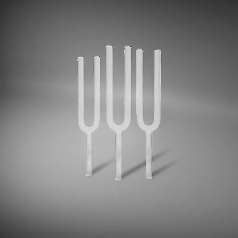 Kristallstimmgabeln Chakra Balance Set 432 Hz