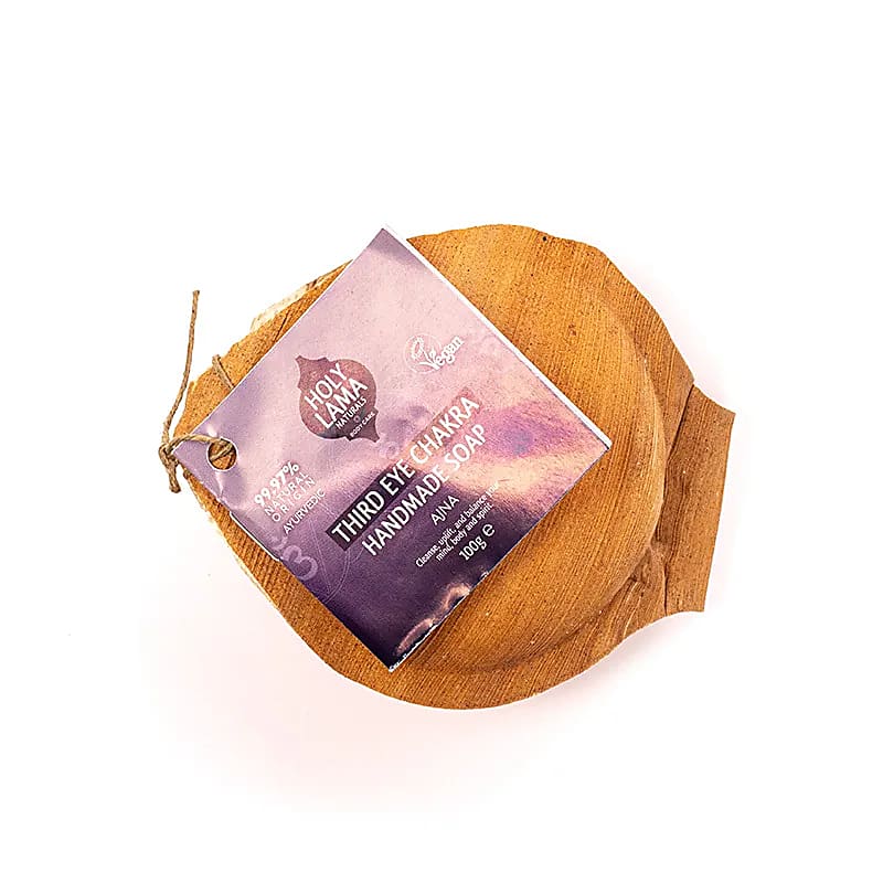 Holy Lama Seife Drittes Auge in Palmblatt