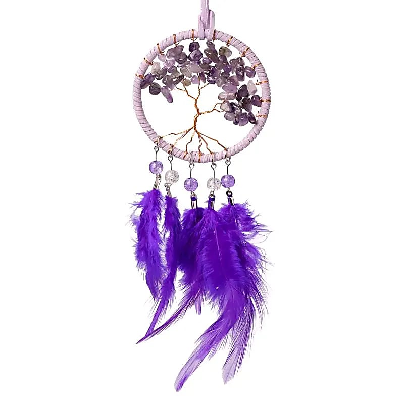 Traumfänger Lebensbaum Amethyst