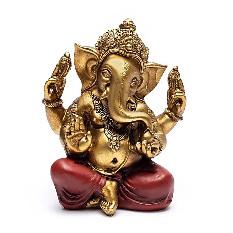 Ganesh Statue goldfarben
