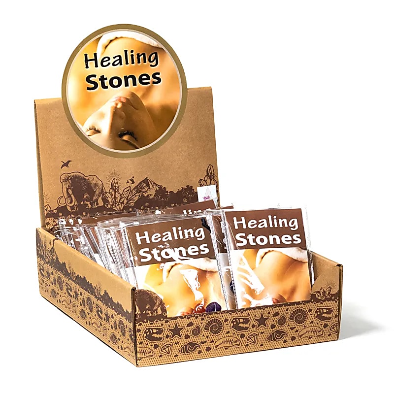 Heilsteine 24 SETS + Gratis Display