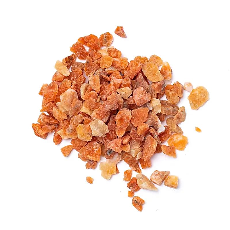 Orangefarbene Calcit Chips