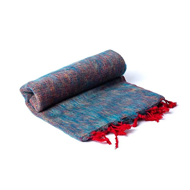 Meditationsschal mehrfarbig
