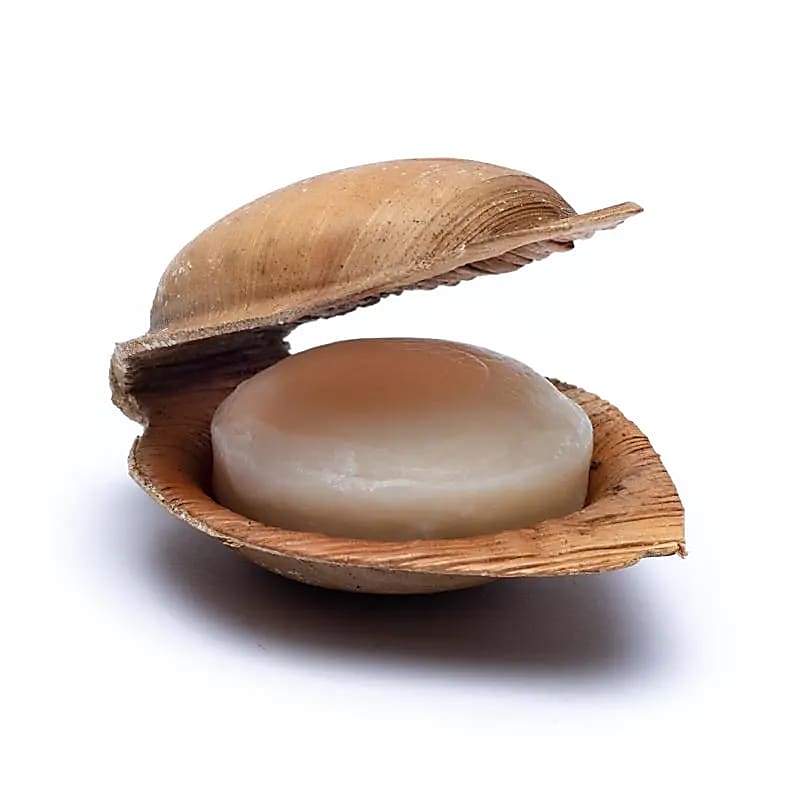 Holy Lama Lavendel Seife im Palmblatt