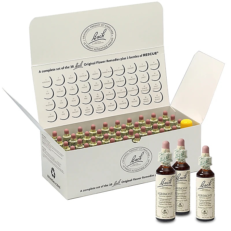 Bach Flower Remedie set in kartonnen doos