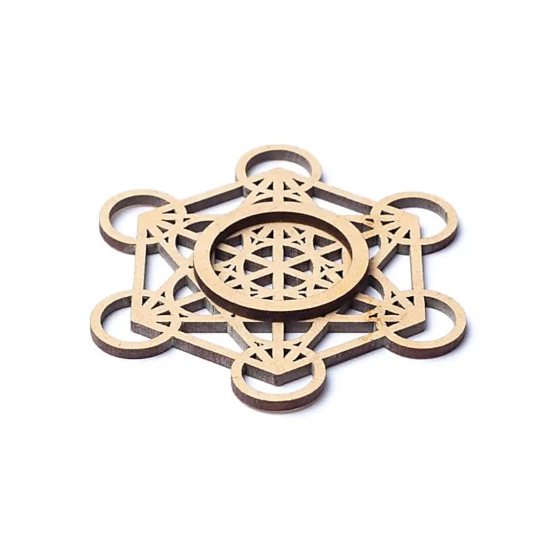 Edelsteinkugel-Ständer Metatron-Würfel