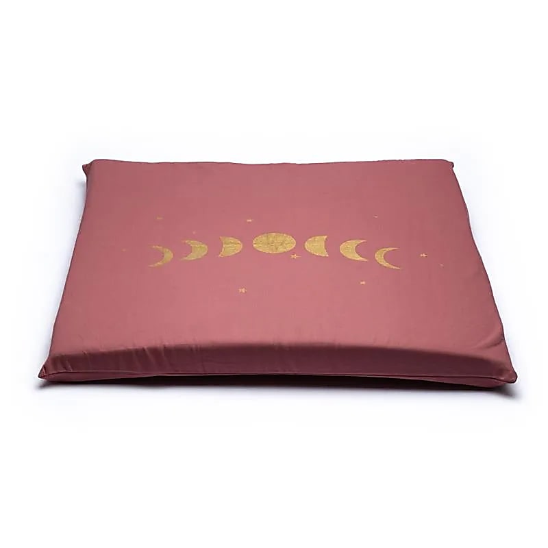 Bezug für Meditationsmatte Mondphasen Baumwolle BIO (GOTS)