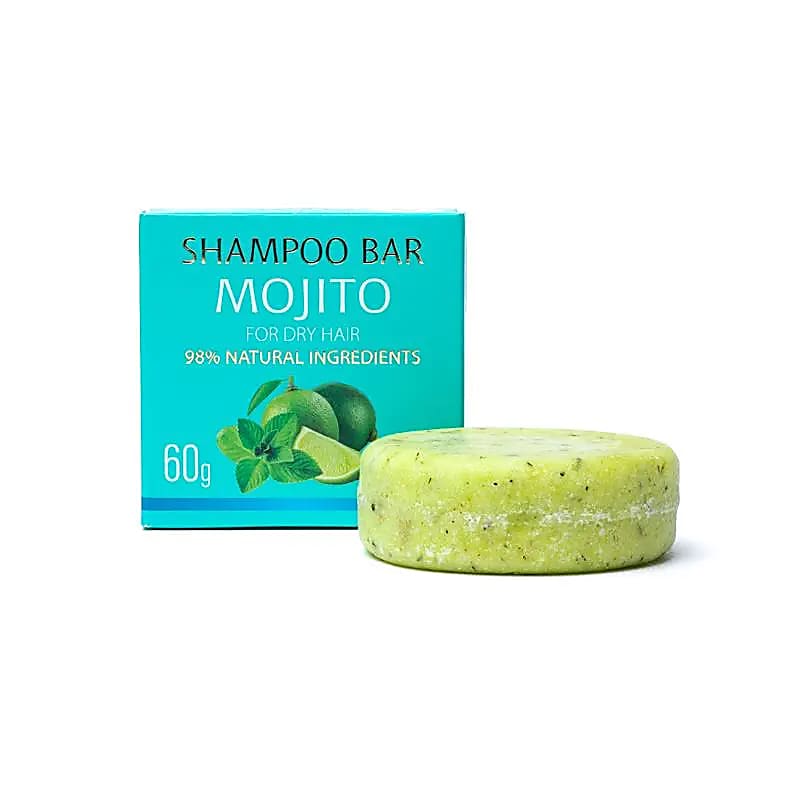 Festes natürliches Shampoo Mojito