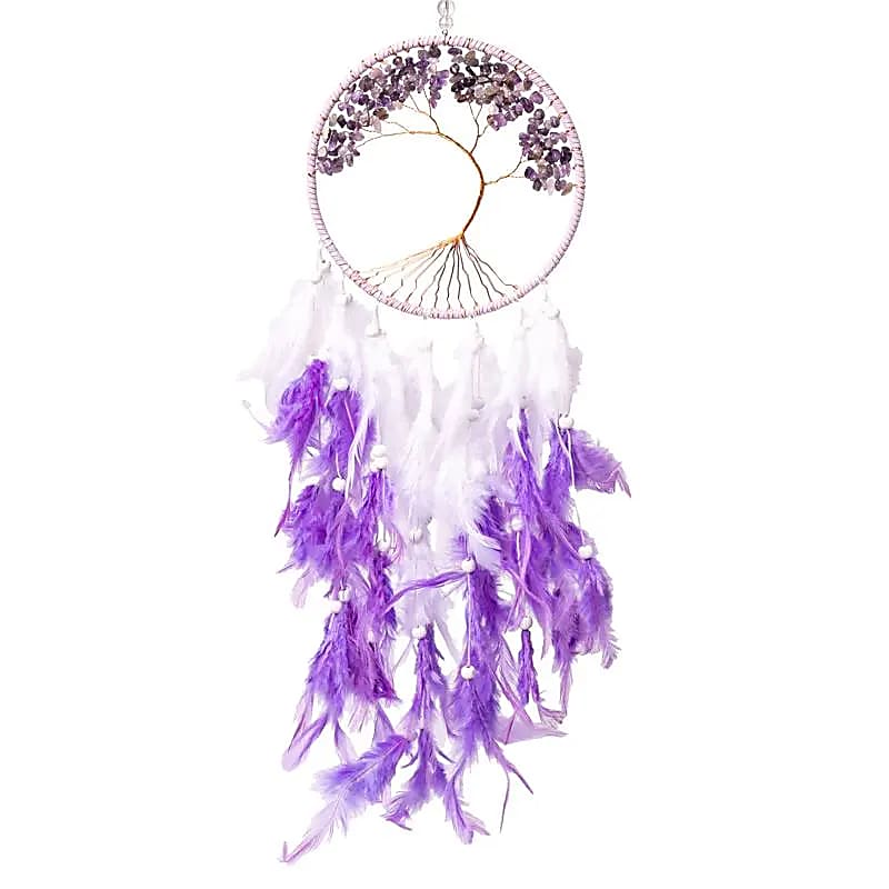 Traumfänger Lebensbaum Amethyst