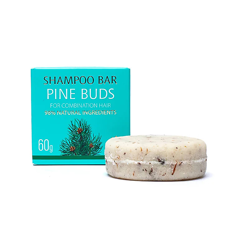 Festes natürliches Shampoo Kiefernknospen